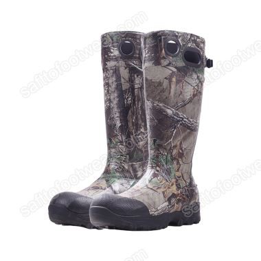 Felulitur gúmmí veiðistígvél